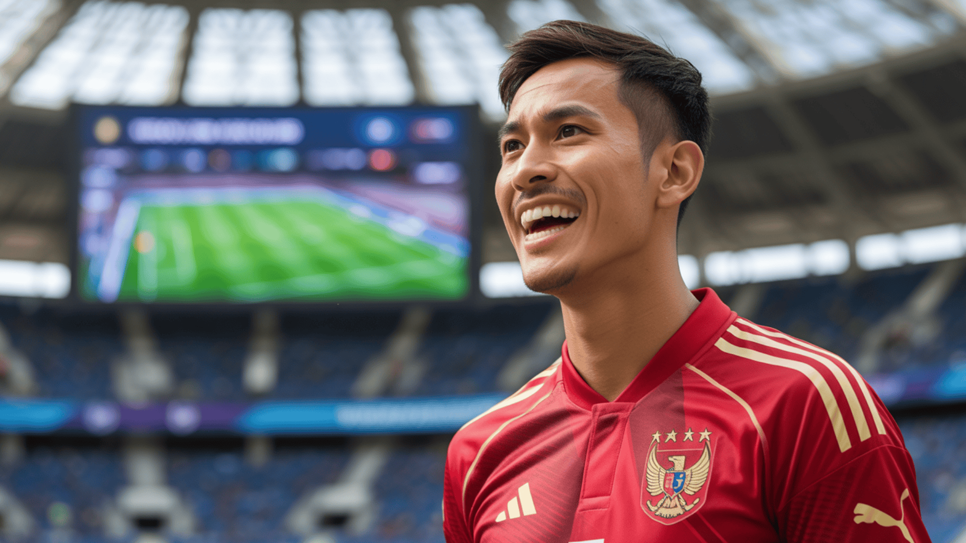 Kapten Timnas melihat daftar ranking FIFA