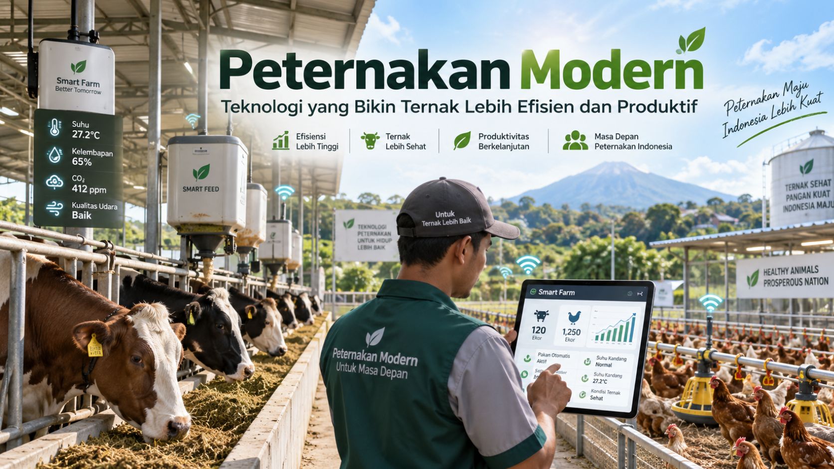 Read more about the article Peternakan Modern: Teknologi yang Bikin Ternak Lebih Efisien dan Produktif