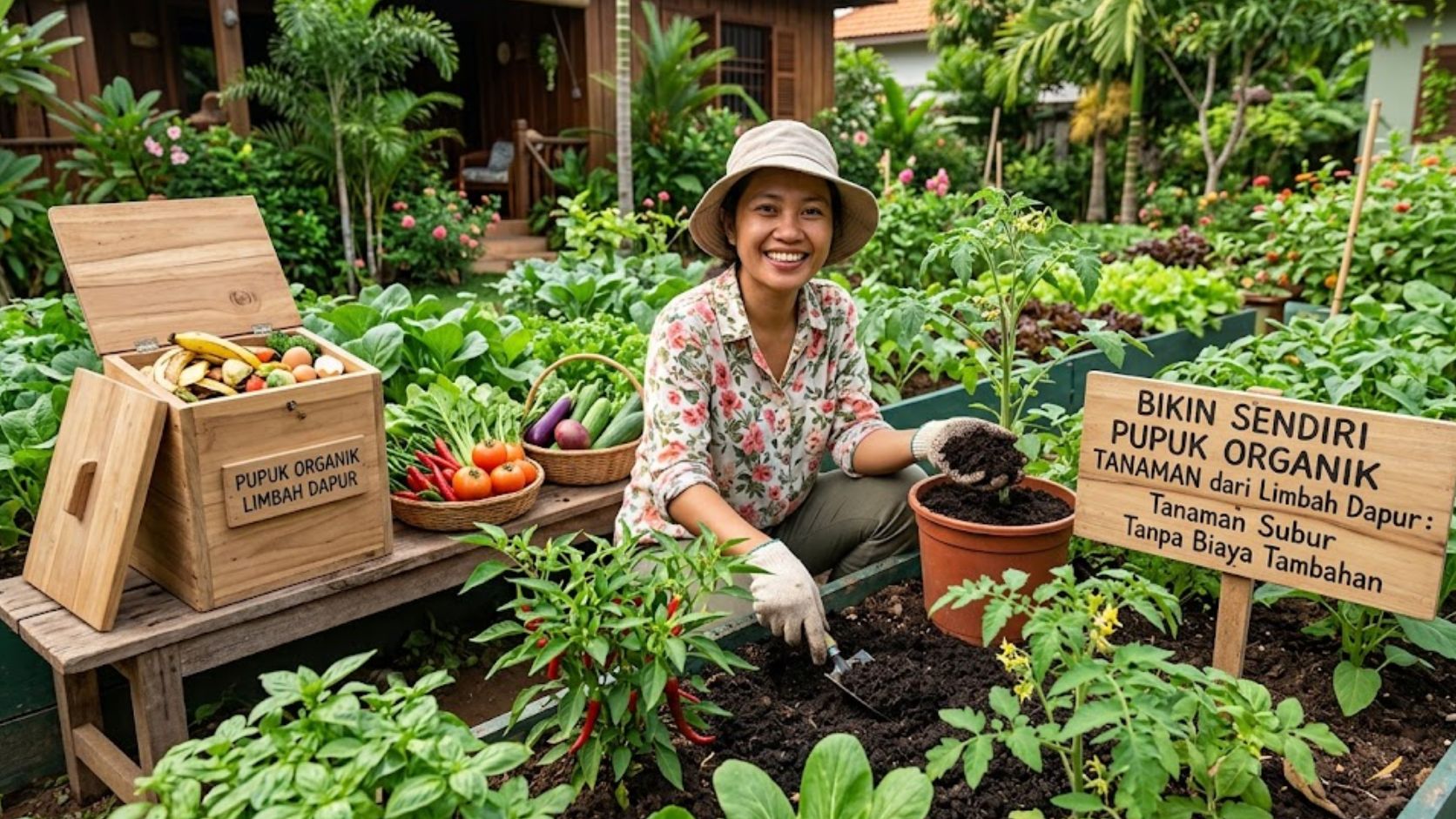 Read more about the article Bikin Sendiri Pupuk Organik Tanaman dari Limbah Dapur: Tanaman Subur Tanpa Biaya Tambahan
