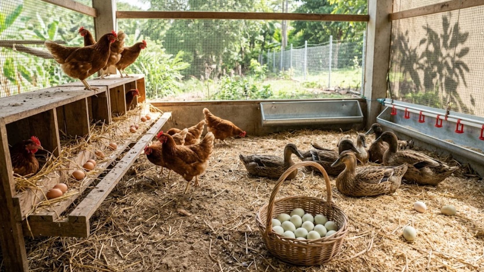 Read more about the article Peluang Cuan Unggas Petelur: Panduan Pemula Memulai Bisnis Ayam dan Bebek Rumahan